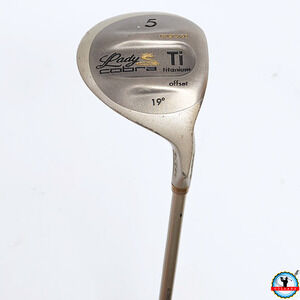 Lady Cobra Oversize Ti Offset 5-Wood 19* Ladies-Flex Graphite Shaft RH 40.5”